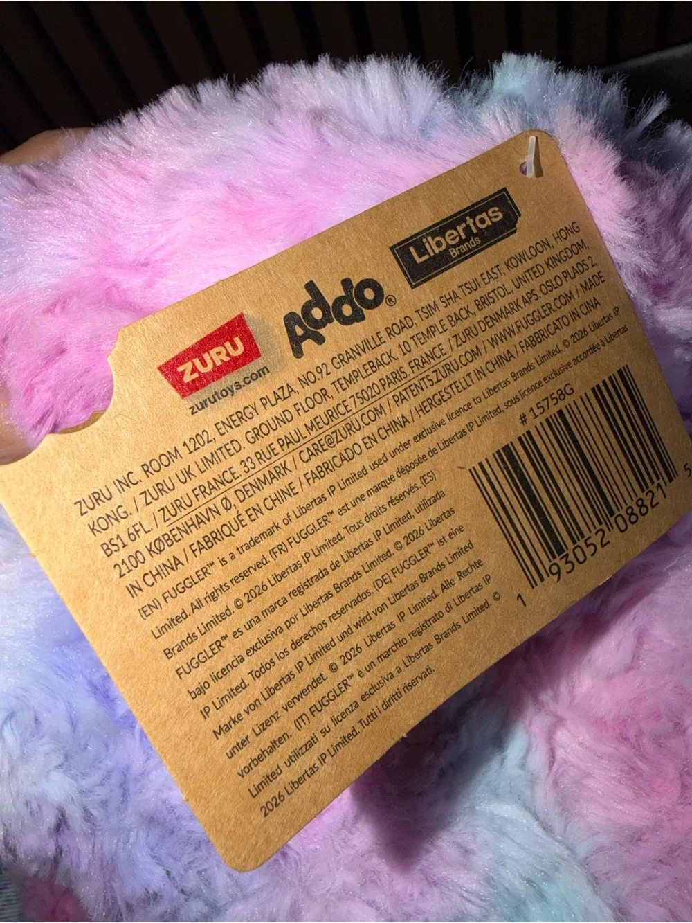 ZURU Fuggler Bigg Fuggs 2.0 Annoyed Alien Plush 🩵💜💗